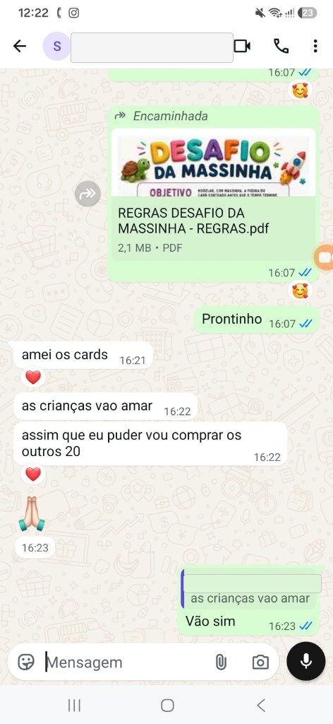 Amei os cards, as crianças vão amar!