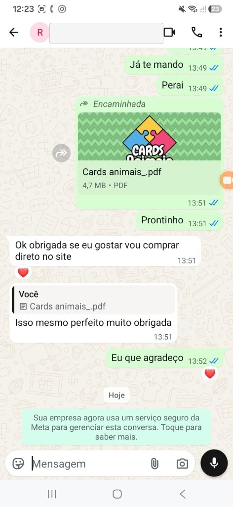 Isso mesmo, perfeito! Muito obrigada!